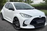 2023 Toyota Yaris Hatchback 1.5 Hybrid GR Sport 5dr CVT in White at Listers Toyota Lincoln