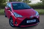 2018 Toyota Yaris Hatchback 1.5 Hybrid Icon 5dr CVT in Red at Listers Toyota Coventry