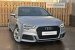 2019 Audi A3 Sportback 35 TFSI S Line 5dr in Floret Silver Metallic at Worcester Audi