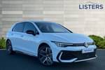 2024 Volkswagen Golf Hatchback 1.5 TSI 150 Black Edition 5dr in Pure White at Listers Volkswagen Worcester