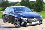 2021 Mercedes-Benz A Class Hatchback A180 Sport Executive 5dr Auto in Cosmos Black Metallic at Mercedes-Benz of Grimsby