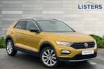 2019 Volkswagen T-Roc Hatchback 1.5 TSI EVO Design 5dr in Tumeric Yellow at Listers Volkswagen Nuneaton