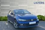 2021 Volkswagen Polo Hatchback 1.0 TSI 95 R-Line 5dr in Reef blue at Listers Volkswagen Evesham