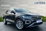 2023 Volkswagen T-Roc Hatchback 1.0 TSI Style 5dr in Deep black at Listers Volkswagen Evesham