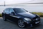 2019 Mercedes-Benz C Class Estate C180 AMG Line Premium 5dr Auto in obsidian black metallic at Mercedes-Benz of Hull