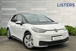 2021 Volkswagen ID.3 Hatchback 150kW Life Pro Performance 58kWh 5dr Auto in Glacier White at Listers Volkswagen Evesham