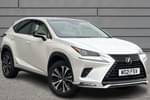 2021 Lexus NX Estate 300h 2.5 Premium Sport Edition 5dr CVT (Pan roof) in White at Lexus Bristol