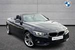 2017 BMW 4 Series Convertible 420i Sport 2dr Auto (Business Media) in Black Sapphire metallic paint at Listers Boston (BMW)