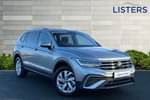 2024 Volkswagen Tiguan Allspace Estate 1.5 TSI Life 5dr in Pyrite Silver at Listers Volkswagen Worcester