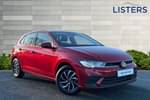 2022 Volkswagen Polo Hatchback 1.0 TSI Life 5dr DSG in Kings Red at Listers Volkswagen Worcester