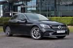 2020 Mercedes-Benz C Class C 200 d AMG Line Edition in obsidian black metallic at Mercedes-Benz of Lincoln