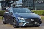 2022 Mercedes-Benz A Class Hatchback Special Editions A200 AMG Line Premium Plus Edition 5dr Auto in denim blue metallic at Mercedes-Benz of Lincoln