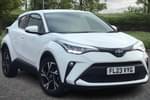 2023 Toyota C-HR Hatchback 1.8 Hybrid Design 5dr CVT in White at Listers Toyota Grantham