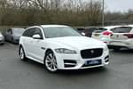 2020 Jaguar XF Diesel Sportbrake 2.0d (180) R-Sport 5dr Auto AWD in Solid - Fuji white at Listers Volkswagen Evesham