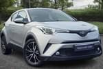 2018 Toyota C-HR Hatchback 1.8 Hybrid Excel 5dr CVT in Silver at Listers Toyota Nuneaton