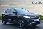 2023 Volkswagen T-Cross Estate 1.0 TSI 110 Black Edition 5dr in Deep black at Listers Volkswagen Stratford-upon-Avon