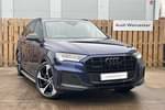 2021 Audi Q7 Diesel Estate 50 TDI Quattro Black Edition 5dr Tiptronic in Navarra Blue Metallic at Worcester Audi