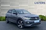 2020 Volkswagen T-Cross Estate 1.0 TSI 115 R-Line 5dr in Limestone Grey at Listers Volkswagen Worcester