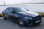 2021 Mercedes-Benz E Class Diesel Saloon E220d AMG Line Night Edition Prem+ 4dr 9G-Tronic in Cavansite Blue Metallic at Mercedes-Benz of Hull