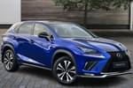 2020 Lexus NX Estate 300h 2.5 F-Sport 5dr CVT (Premium Pack/Leather) in Blue at Lexus Lincoln