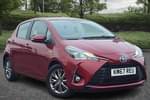 2017 Toyota Yaris Hatchback 1.5 Hybrid Icon 5dr CVT in Red at Listers Toyota Nuneaton