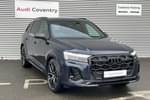 2024 Audi Q7 Diesel Estate 50 TDI Quattro Vorsprung 5dr Tiptronic in Waitomo blue, metallic at Coventry Audi