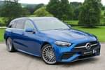 2022 Mercedes-Benz C Class Diesel Estate C220d AMG Line Premium 5dr 9G-Tronic in Spectral blue metallic at Mercedes-Benz of Grimsby