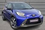 2023 Toyota Aygo X Hatchback 1.0 VVT-i Edge 5dr in Juniper Blue Bi Tone at Listers Toyota Bristol (North)