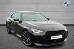 2022 BMW 2 Series Coupe 230i M Sport 2dr Step Auto in Black Sapphire metallic paint at Listers Boston (BMW)