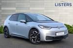 2021 Volkswagen ID.3 Hatchback 150kW Family Pro Performance 58kWh 5dr Auto in Scale Silver Metallic Black at Listers Volkswagen Stratford-upon-Avon