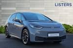 2021 Volkswagen ID.3 Hatchback 150kW Tech Pro Performance 58kWh 5dr Auto in Moonstone Grey Black Roof at Listers Volkswagen Stratford-upon-Avon