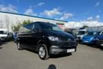 2023 Volkswagen Transporter T32 LWB Diesel 2.0 TDI 150 Highline Kombi Van in Deep Black Pearl Effect at Listers Volkswagen Van Centre Worcestershire