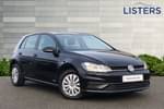 2020 Volkswagen Golf Diesel Hatchback 1.6 TDI S 5dr in Deep black at Listers Volkswagen Stratford-upon-Avon