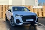 2024 Audi Q3 Estate 35 TFSI Black Edition 5dr S Tronic (20" Alloy) in Arkona white, solid at Worcester Audi