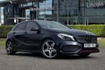 2016 Mercedes-Benz A Class Hatchback A250 4Matic AMG 5dr Auto in Cavansite Blue Metallic at Mercedes-Benz of Lincoln