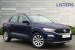 2019 Volkswagen T-Roc Hatchback 1.5 TSI EVO SE 5dr in Atlantic Blue at Listers Volkswagen Stratford-upon-Avon