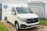 2023 Volkswagen Transporter T28 SWB Diesel 2.0 TDI 110 Highline Van in White at Listers Volkswagen Van Centre Coventry