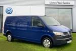 2023 Volkswagen Transporter T28 LWB Diesel 2.0 TDI 110 Startline Van in Blue at Listers Volkswagen Van Centre Coventry