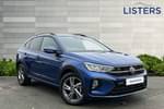 2023 Volkswagen Taigo Hatchback 1.0 TSI 110 R-Line 5dr in Reef blue at Listers Volkswagen Evesham