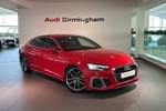 2021 Audi A5 Sportback 35 TFSI S Line 5dr S Tronic in Tango Red Metallic at Birmingham Audi