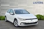 2020 Volkswagen Golf Hatchback 1.0 TSI Life 5dr in Pure white at Listers Volkswagen Nuneaton