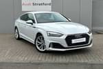 2021 Audi A5 Diesel Sportback 35 TDI Sport 5dr S Tronic in Glacier White Metallic at Stratford Audi