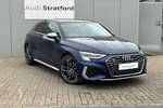 2020 Audi A3 Sportback S3 TFSI Quattro 5dr S Tronic in Navarra Blue Metallic at Stratford Audi