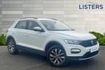 2021 Volkswagen T-Roc Hatchback 1.5 TSI EVO SE 5dr DSG in Pure white at Listers Volkswagen Nuneaton