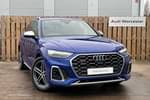 2023 Audi Q5 Diesel Sportback SQ5 TDI Quattro 5dr Tiptronic in Ultra blue, metallic at Worcester Audi