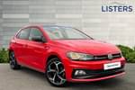 2021 Volkswagen Polo Hatchback 1.0 TSI 95 R-Line 5dr DSG in Flash Red at Listers Volkswagen Worcester