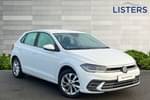 2023 Volkswagen Polo Hatchback 1.0 TSI Style 5dr in Pure White at Listers Volkswagen Nuneaton