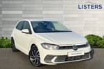 2022 Volkswagen Polo Hatchback 1.0 TSI Life 5dr in Pure white at Listers Volkswagen Nuneaton