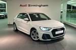 2023 Audi A1 Sportback 30 TFSI 110 S Line 5dr in Shell White at Birmingham Audi