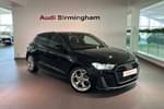 2019 Audi A1 Sportback 35 TFSI S Line 5dr S Tronic in Myth Black Metallic at Birmingham Audi